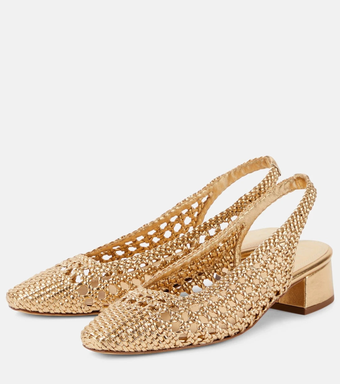 Souliers Martinez - Nova Terragona leather slingback pumps