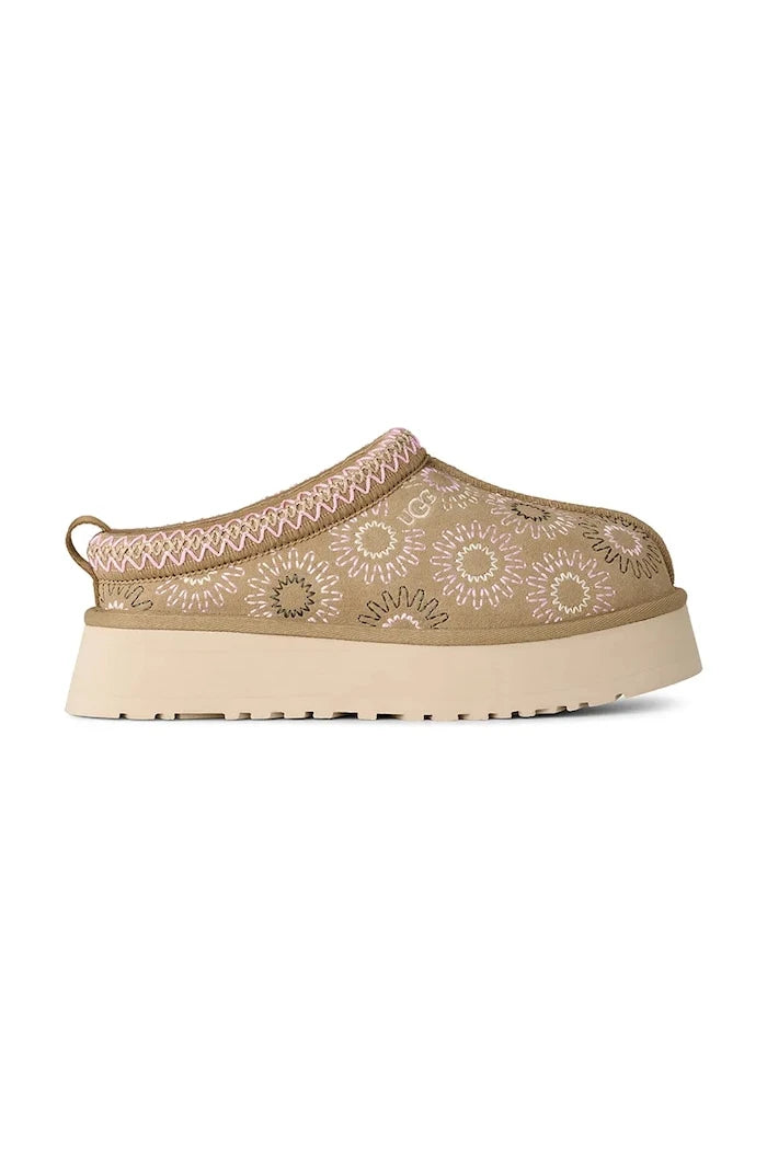 Велурени чехли UGG W Tazz Sun Stitch