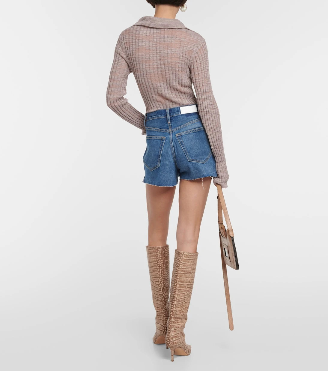 Re/Done - '50s high-rise shorts