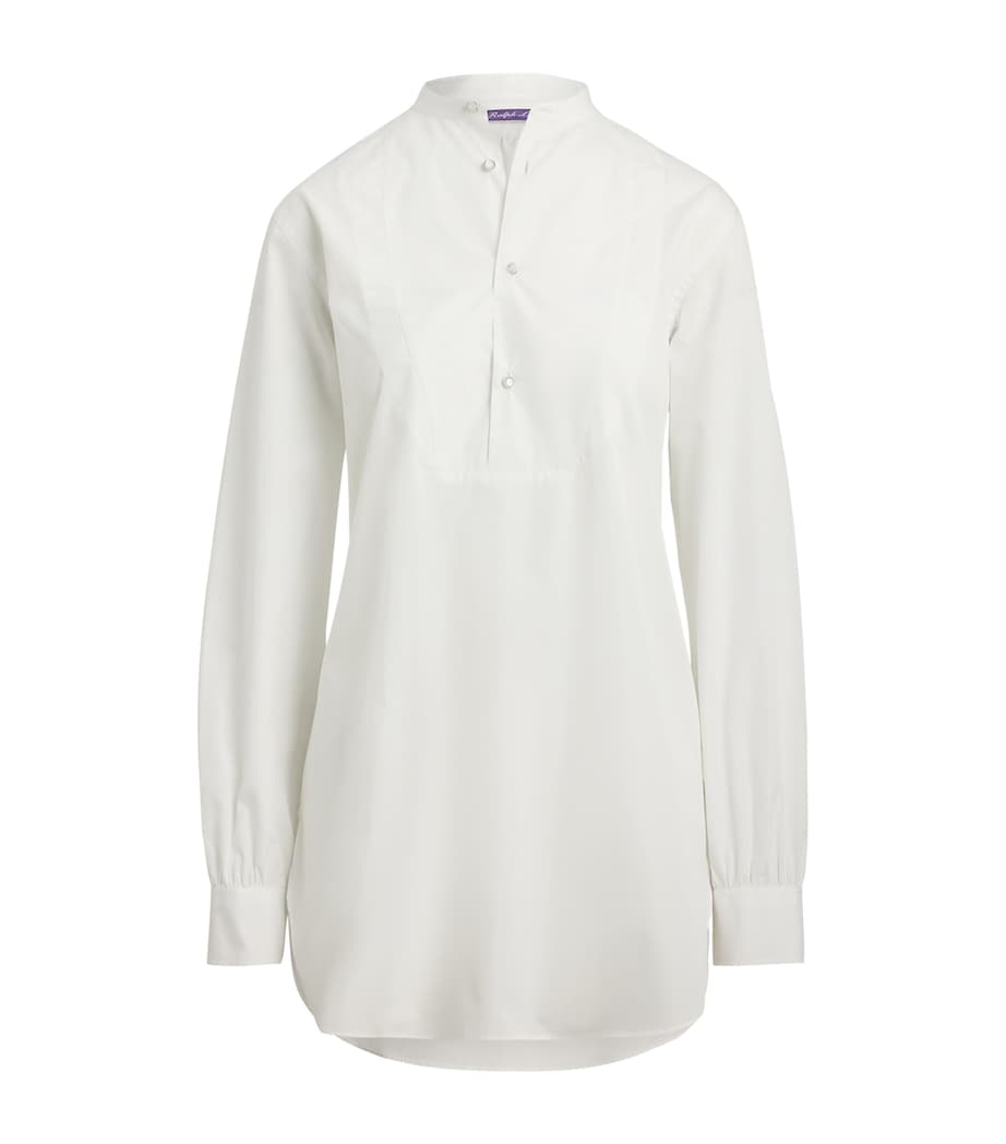 White Cotton Broadcloth Abbie Blouse