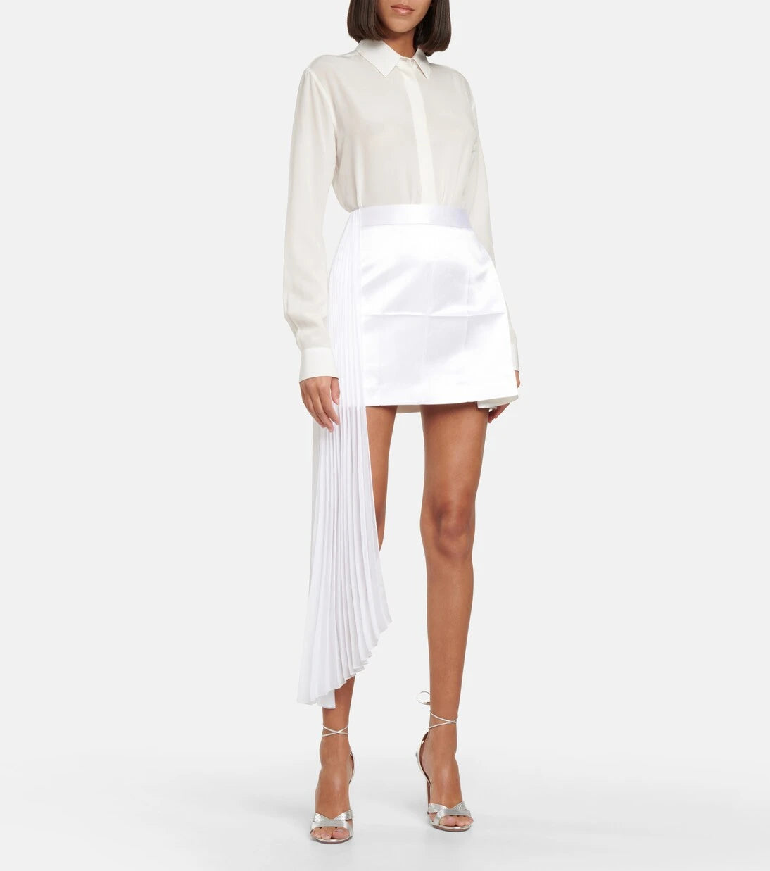 Peter Do - Pleated asymmetric miniskirt