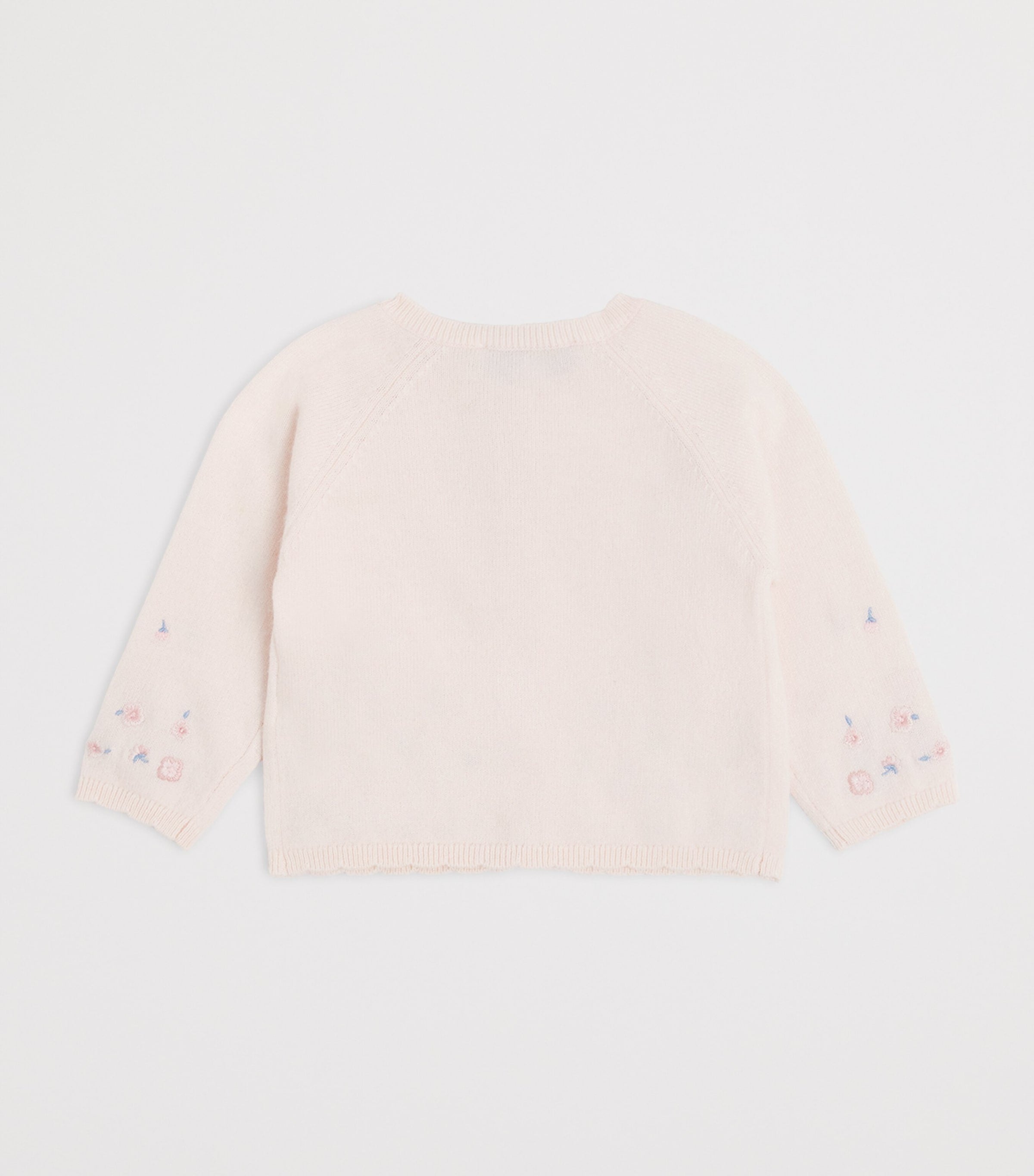 Wool-Blend Floral-Embroidered Cardigan (3 Months-4 Years)