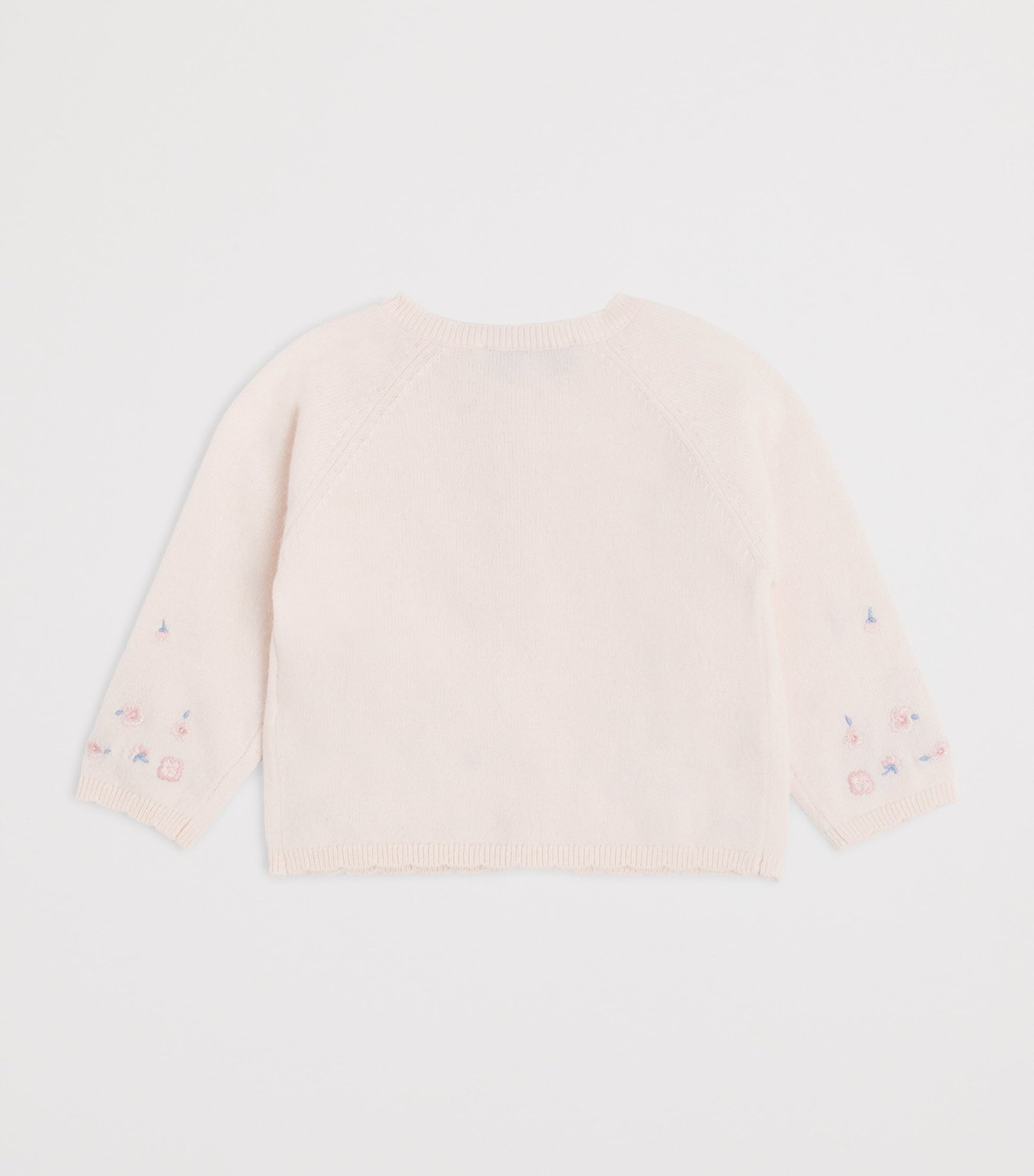 Wool-Blend Floral-Embroidered Cardigan (3 Months-4 Years)