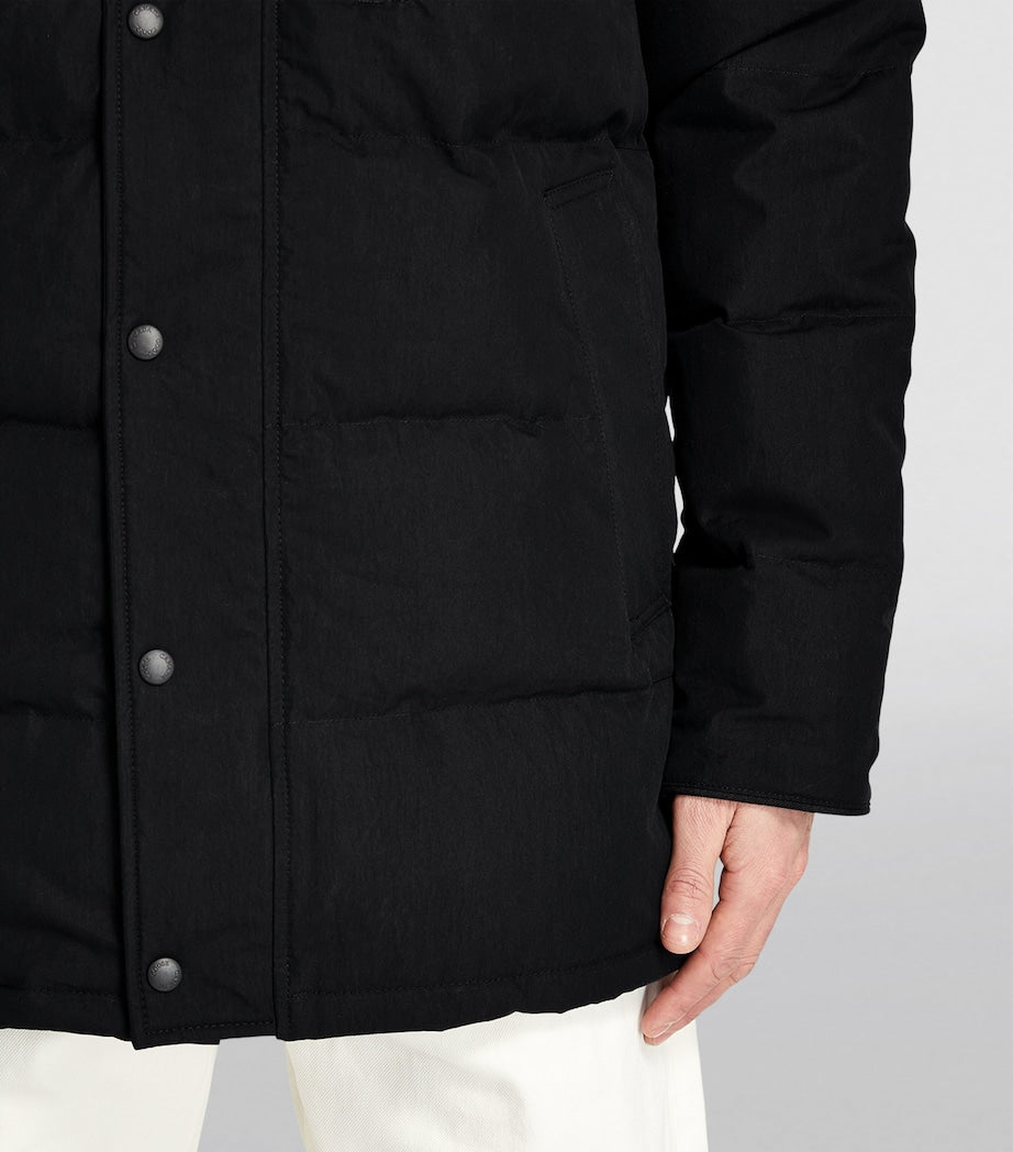 Black Padded Carson Parka Jacket