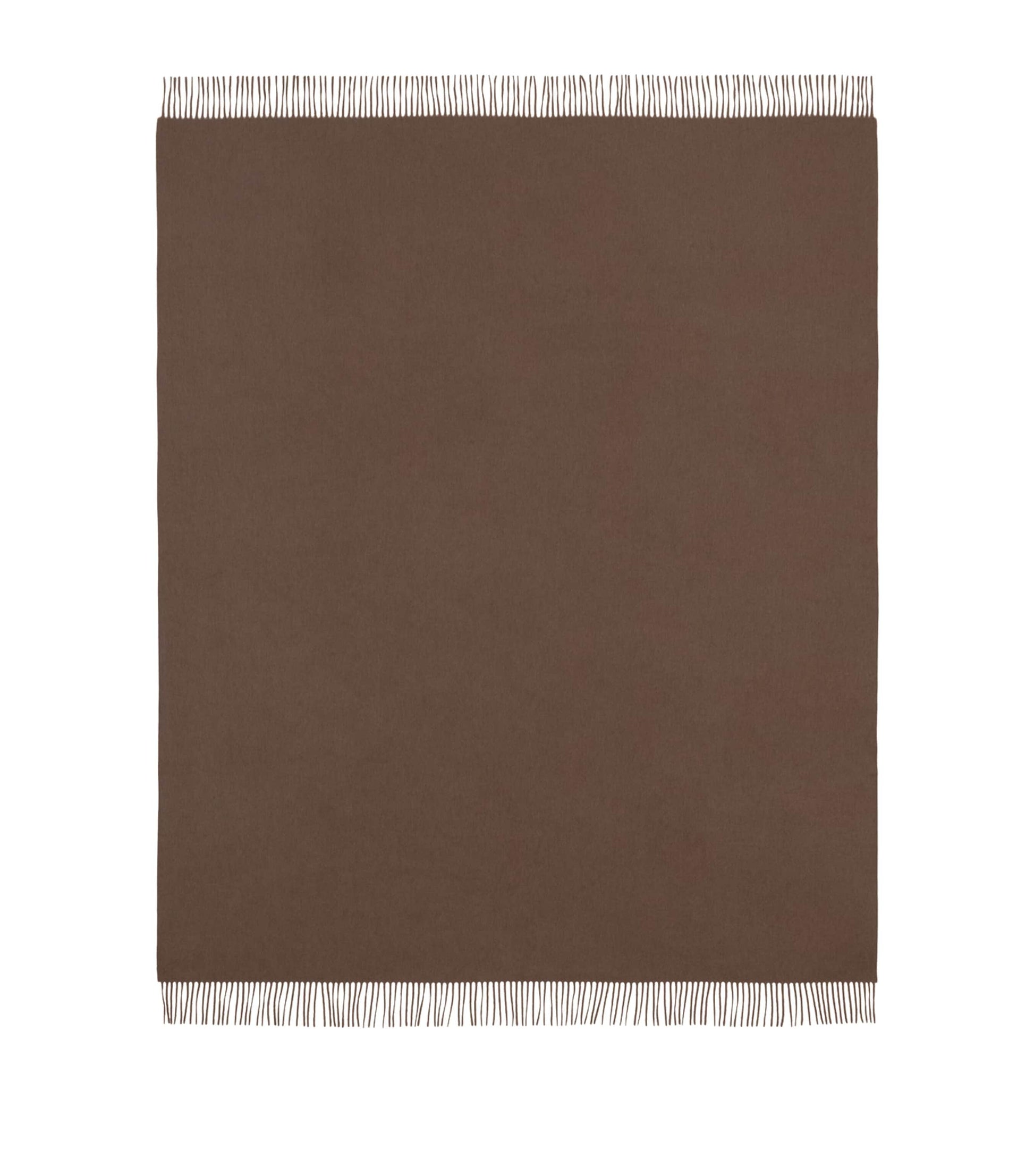 Cashmere Arran Solid Throw (147cm x 183cm)