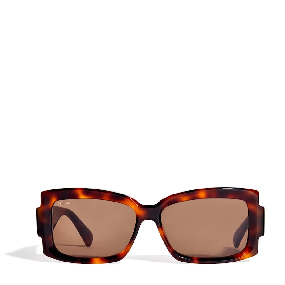 Brown Acetate Square-Frame Sunglasses