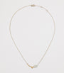 Annoushka Yellow Gold, Diamond and Pearl Tulips Chain Necklace