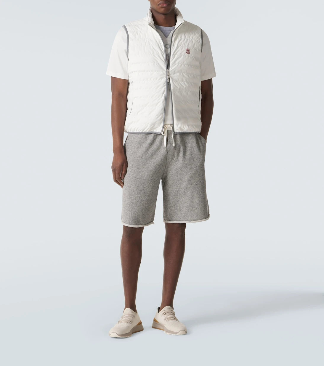 Brunello Cucinelli - Logo down vest