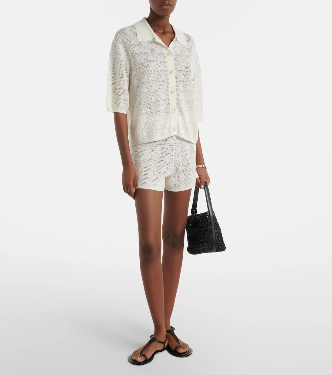 Loulou de Saison - Cortes knitted shorts