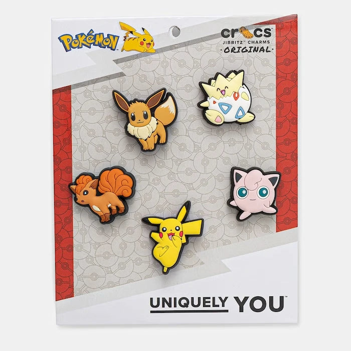 Crocs за деца значки за обувки Pokemon Character 5 Pck