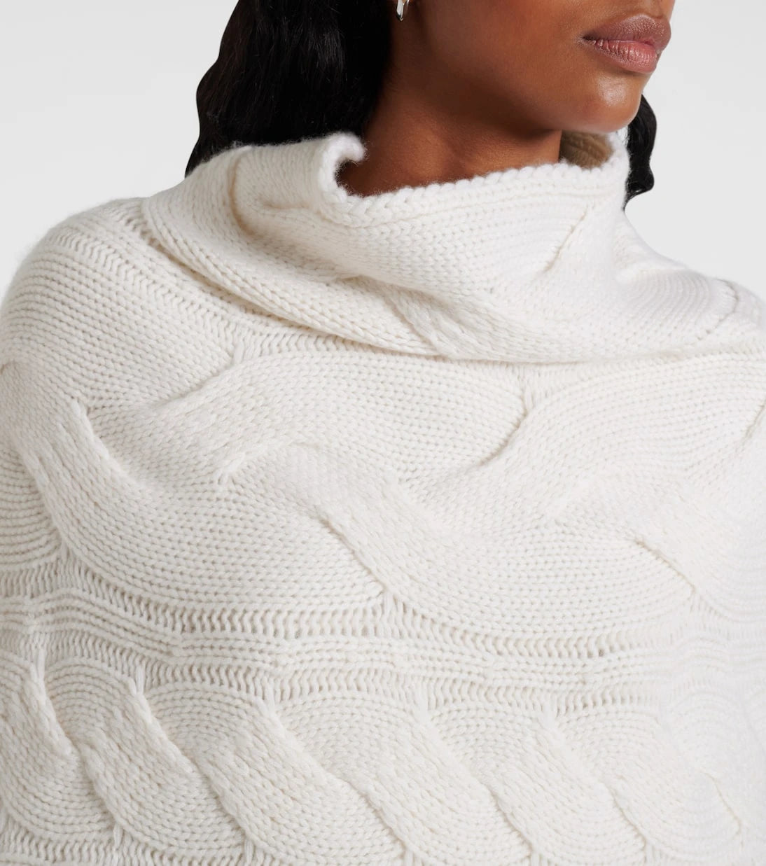 Lisa Yang - Evanna cable-knit cashmere cape