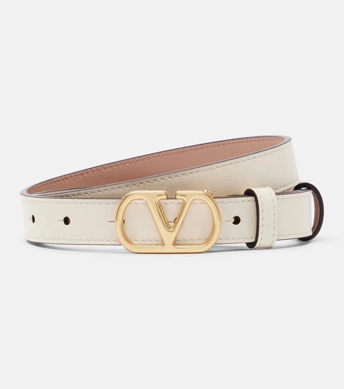 Valentino Garavani - VLogo reversible leather belt