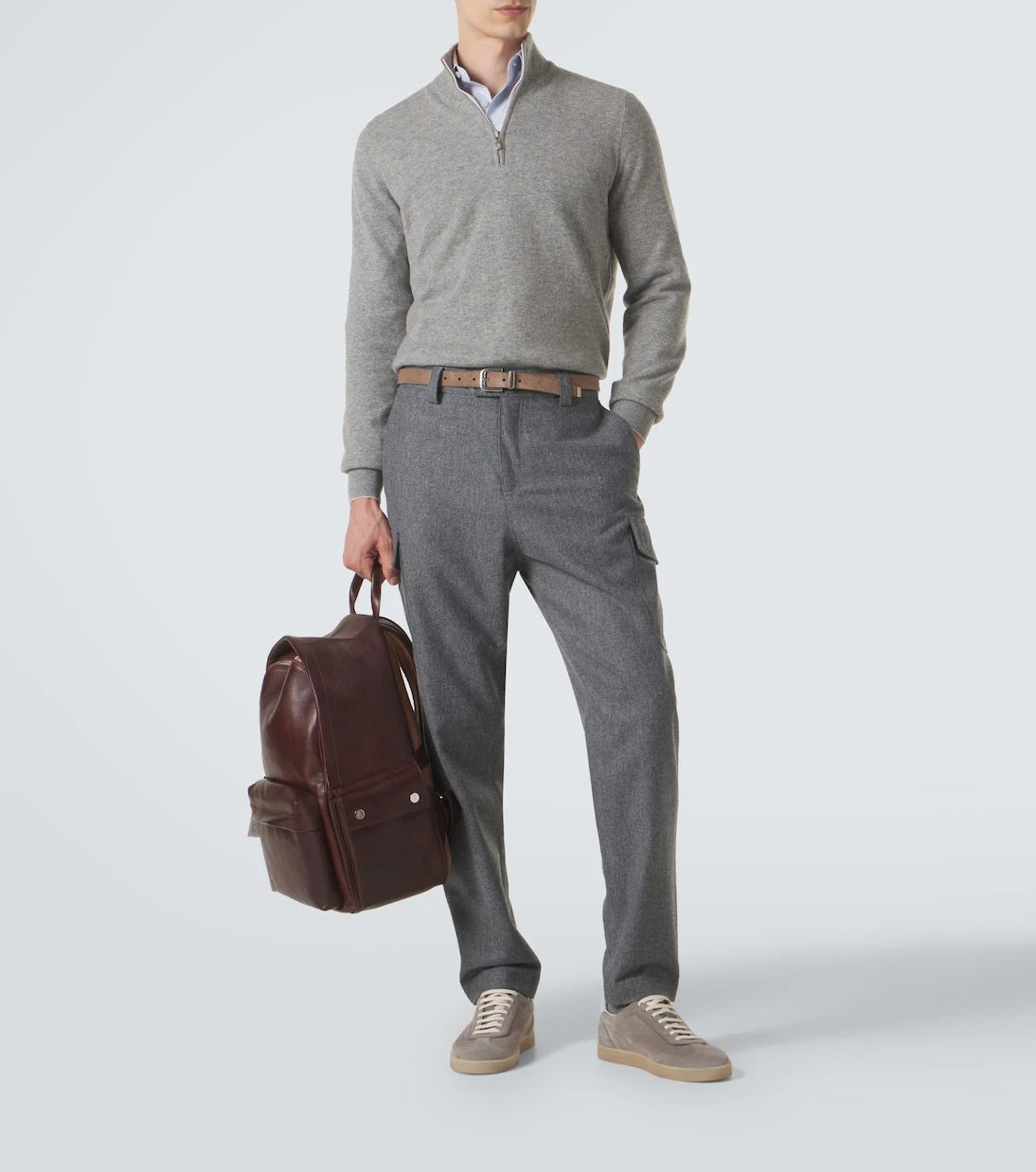 Brunello Cucinelli - Cashmere half-zip sweater