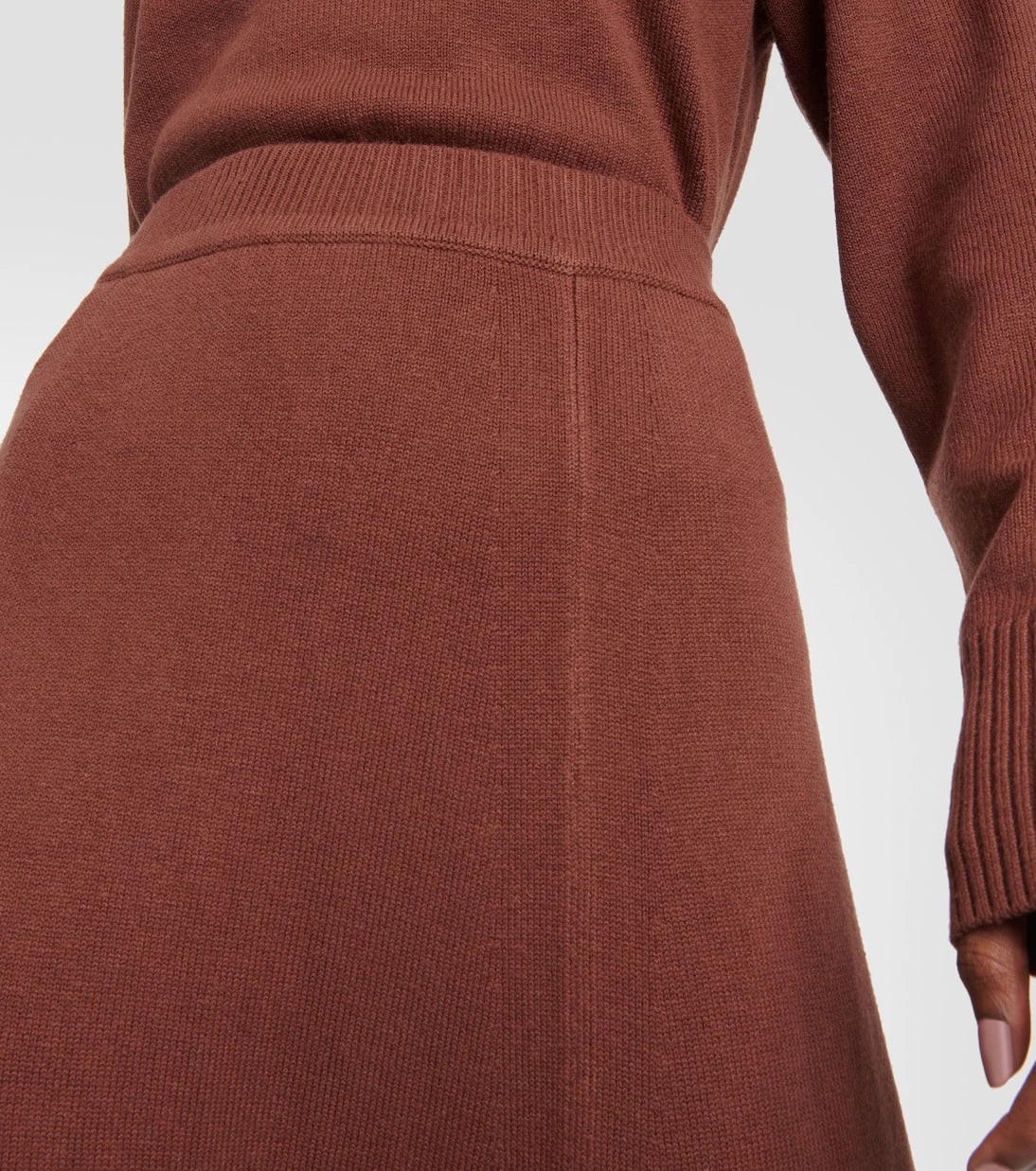 Joseph - Silk-blend midi skirt