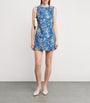 DÔEN Blue Floral Adele Mini Dress