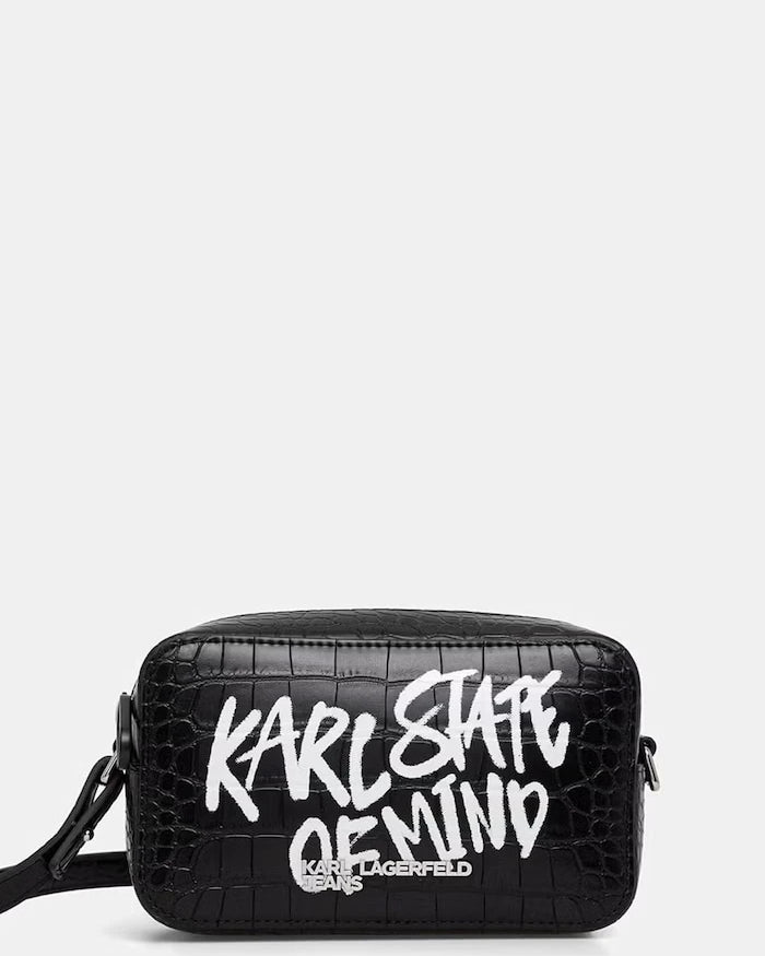 Karl Lagerfeld Jeans чанта crossbody дамска от имитация на кожа