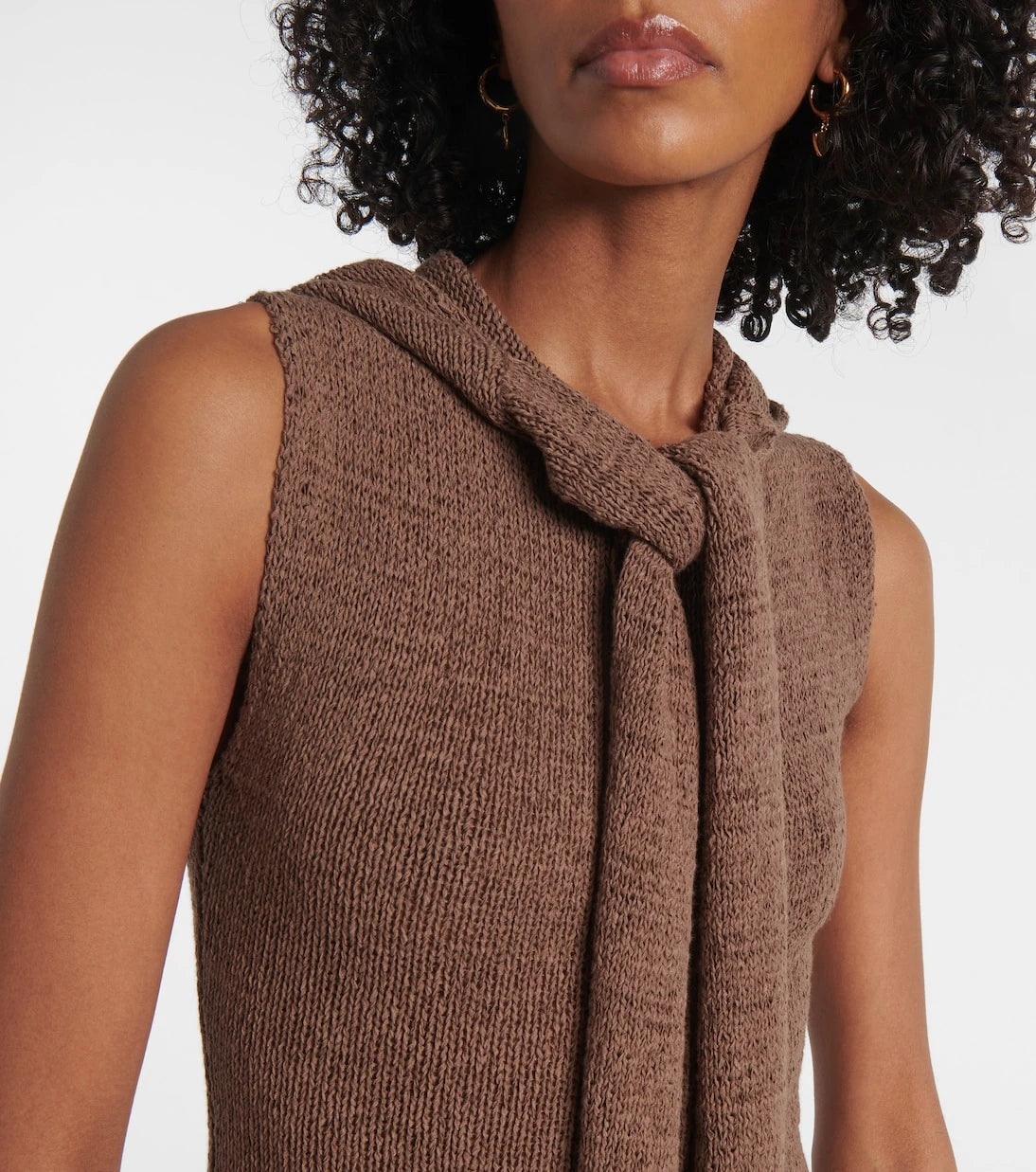Aya Muse - Rory hooded cotton-blend maxi dress