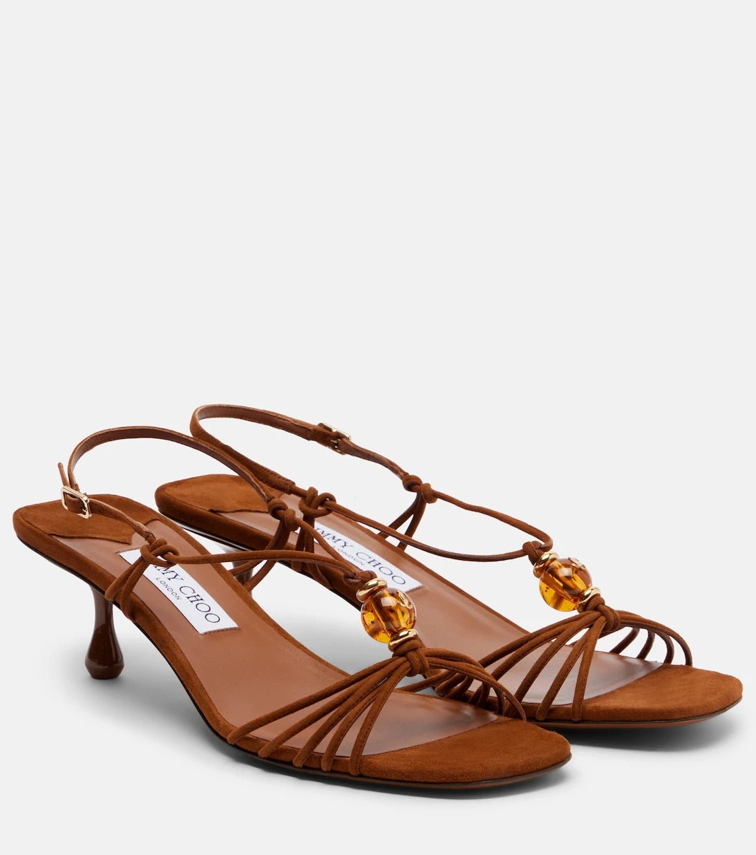 Jimmy Choo - Lova embellished suede sandals