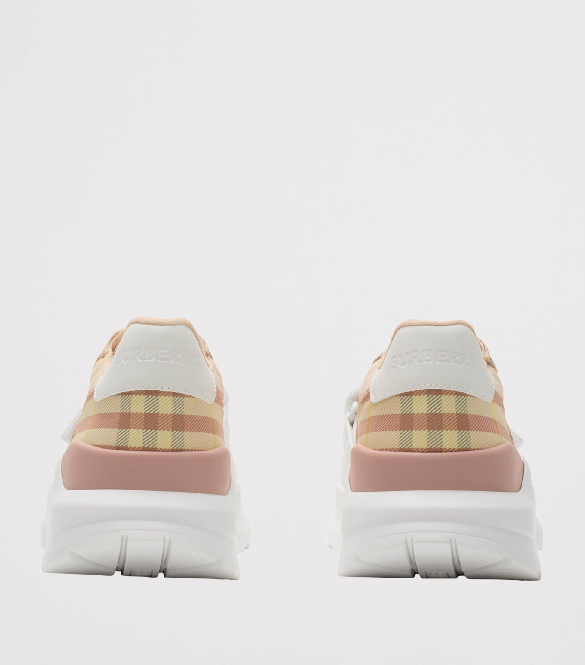Burberry Beige Check Sneakers