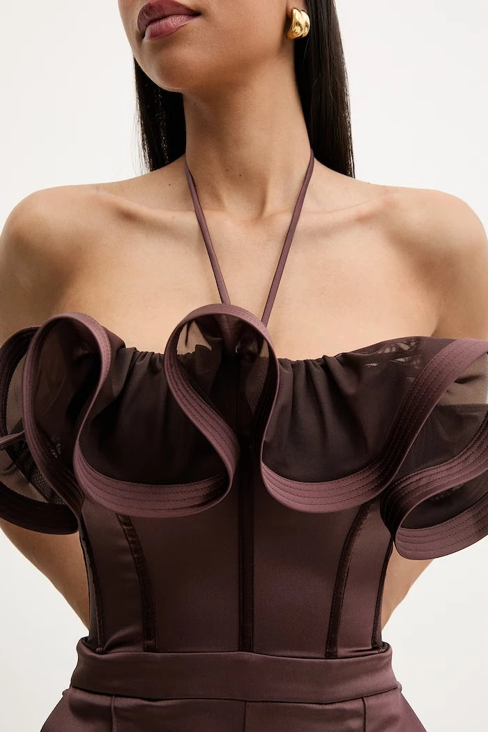 Elisabetta Franchi Fırfırlı Kadın Tulum