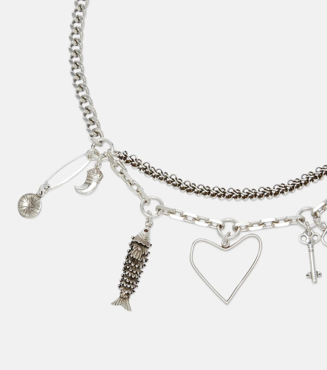 Isabel Marant - Embellished chain necklace