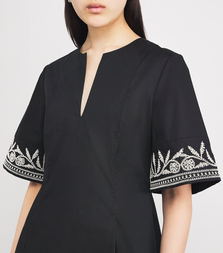 Embroidered Mary Mini Dress