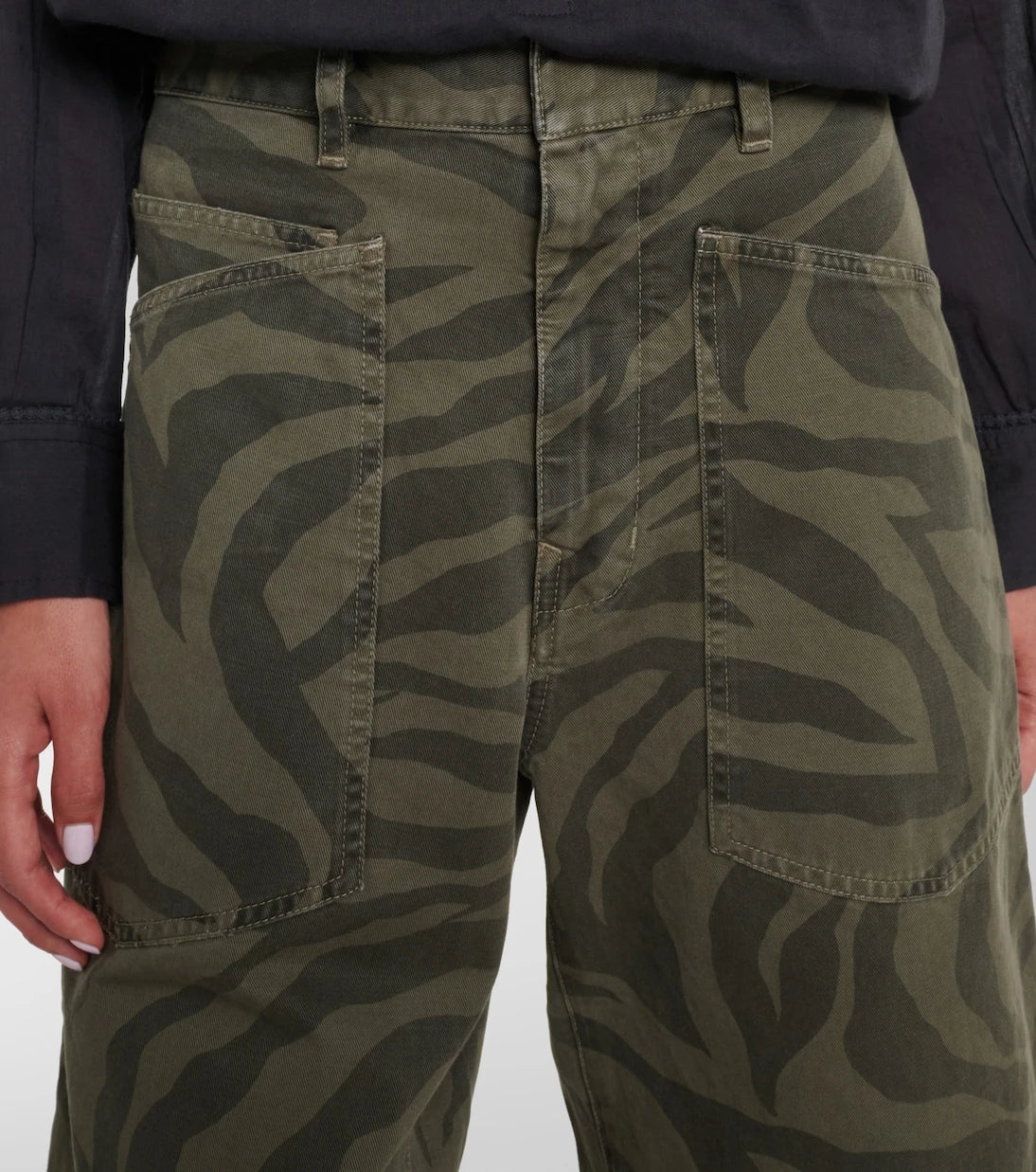 Nili Lotan - Shon cropped barrel-leg jeans