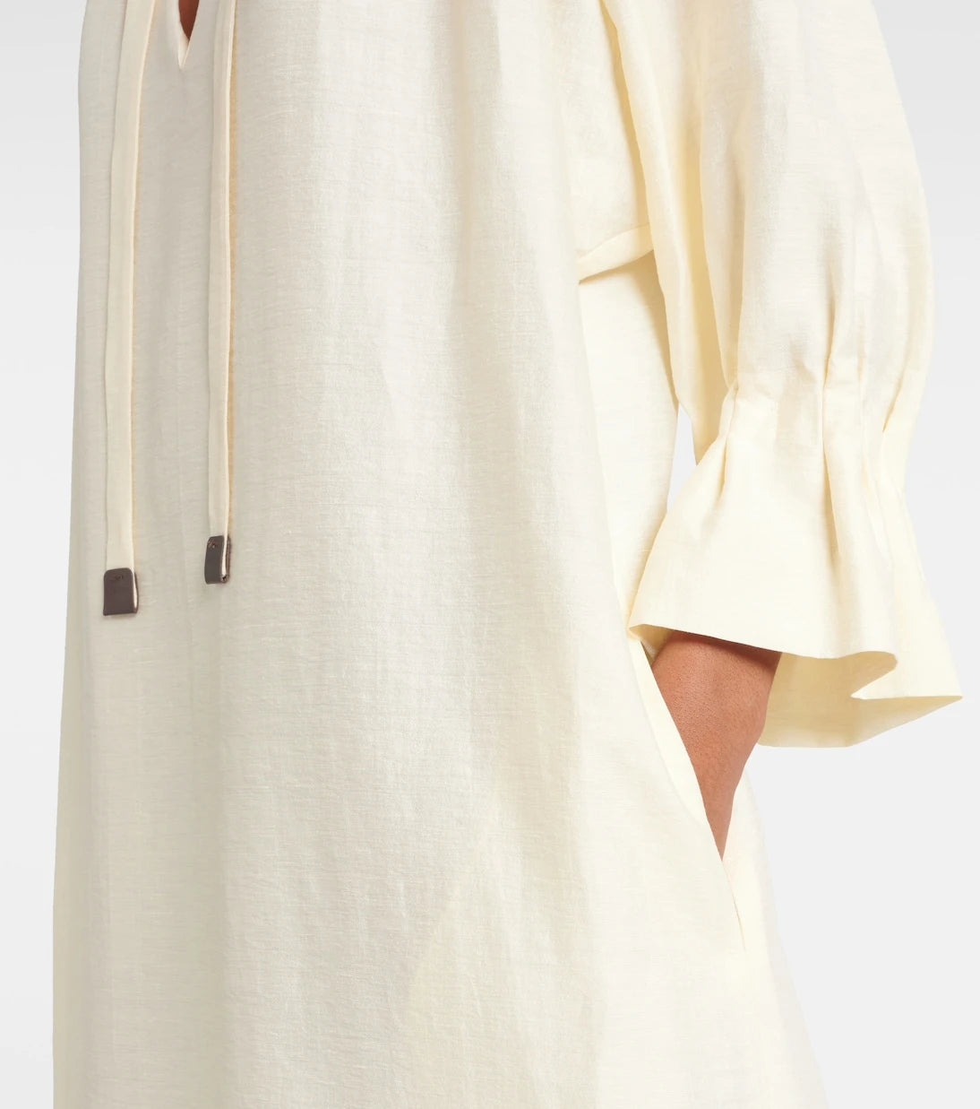 Max Mara - Jene linen and silk-blend maxi dress