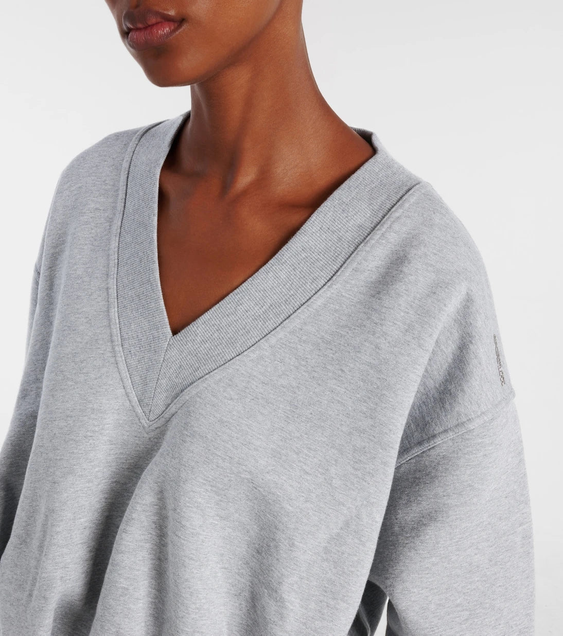 Sportmax - Colleg cotton-blend jersey sweatshirt