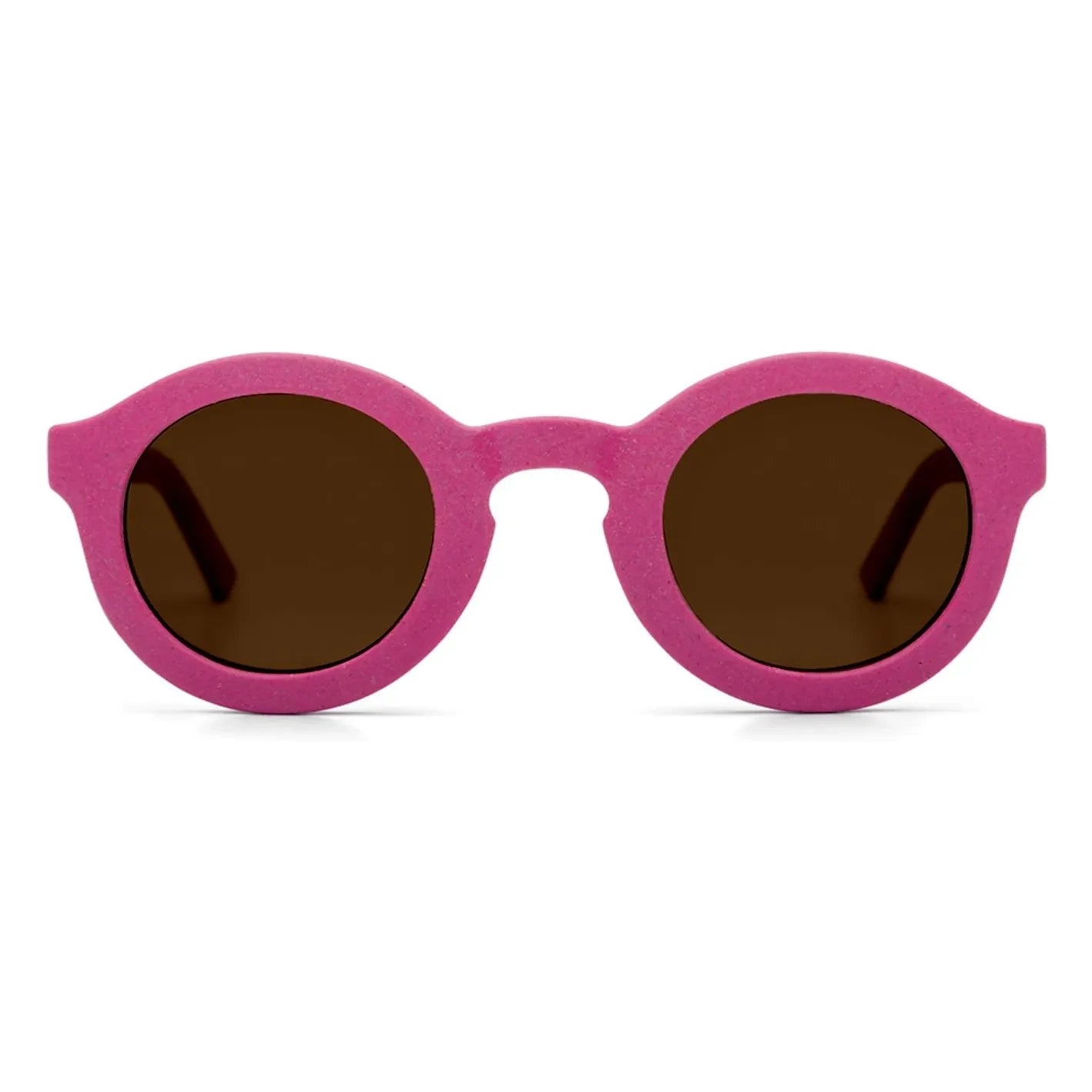 Cream - Round Sunglasses | Raspberry Red