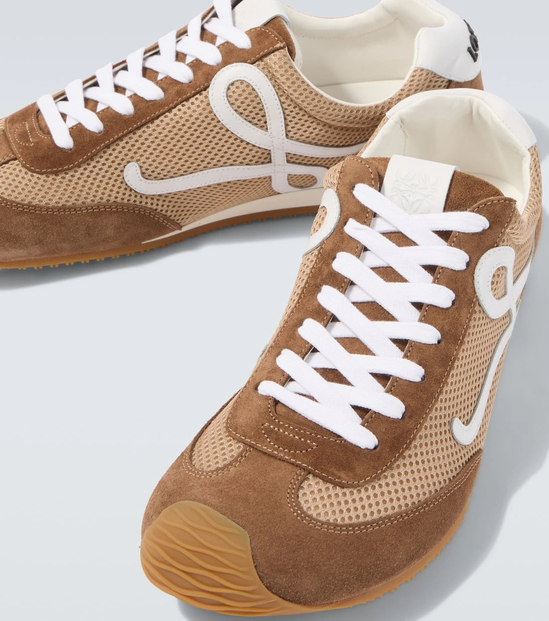 Loewe - Ballet Runner 2.0 suede-trimmed sneakers