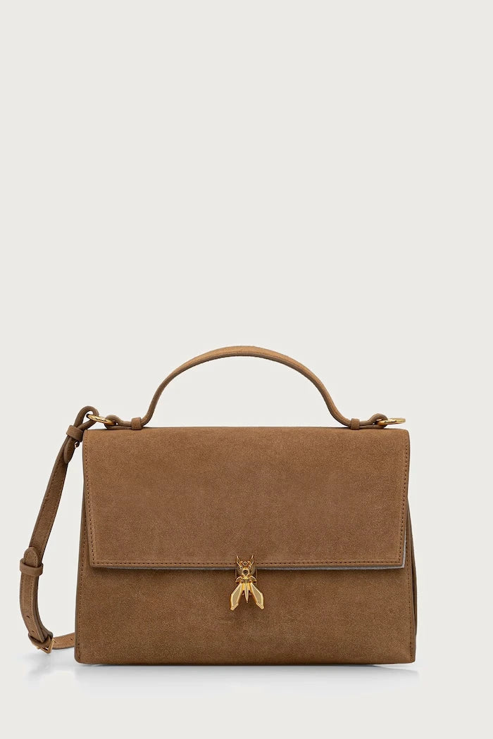Patrizia Pepe süet kadın crossbody çanta