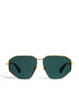 Blue Metal Sunglasses