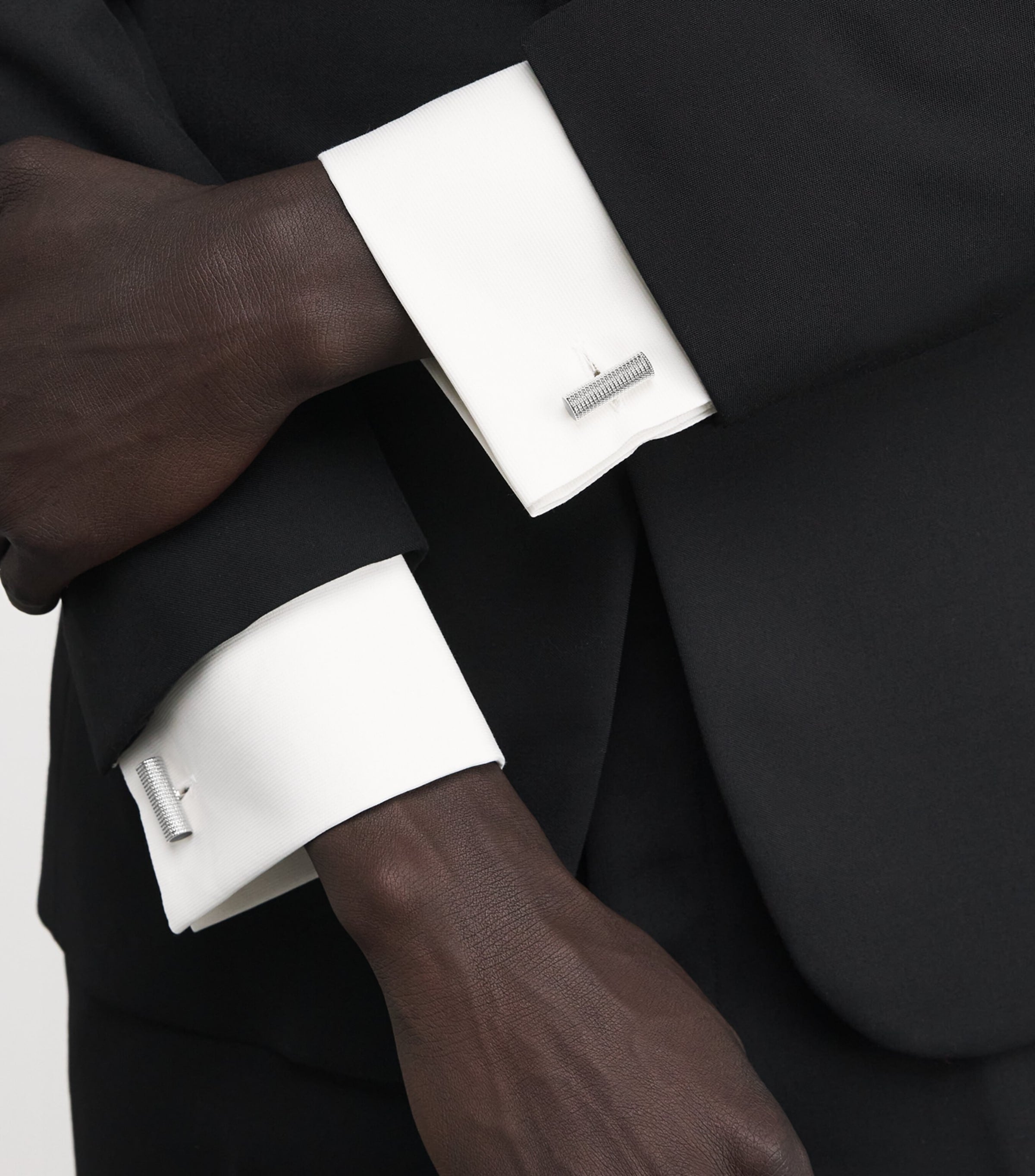 Polished Cable Rope Cufflinks