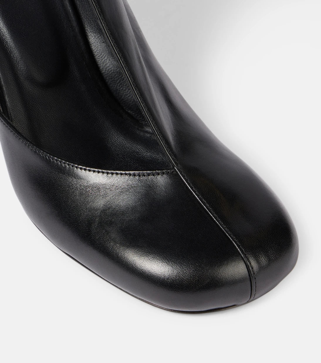 Lemaire - Cutout leather ankle boots