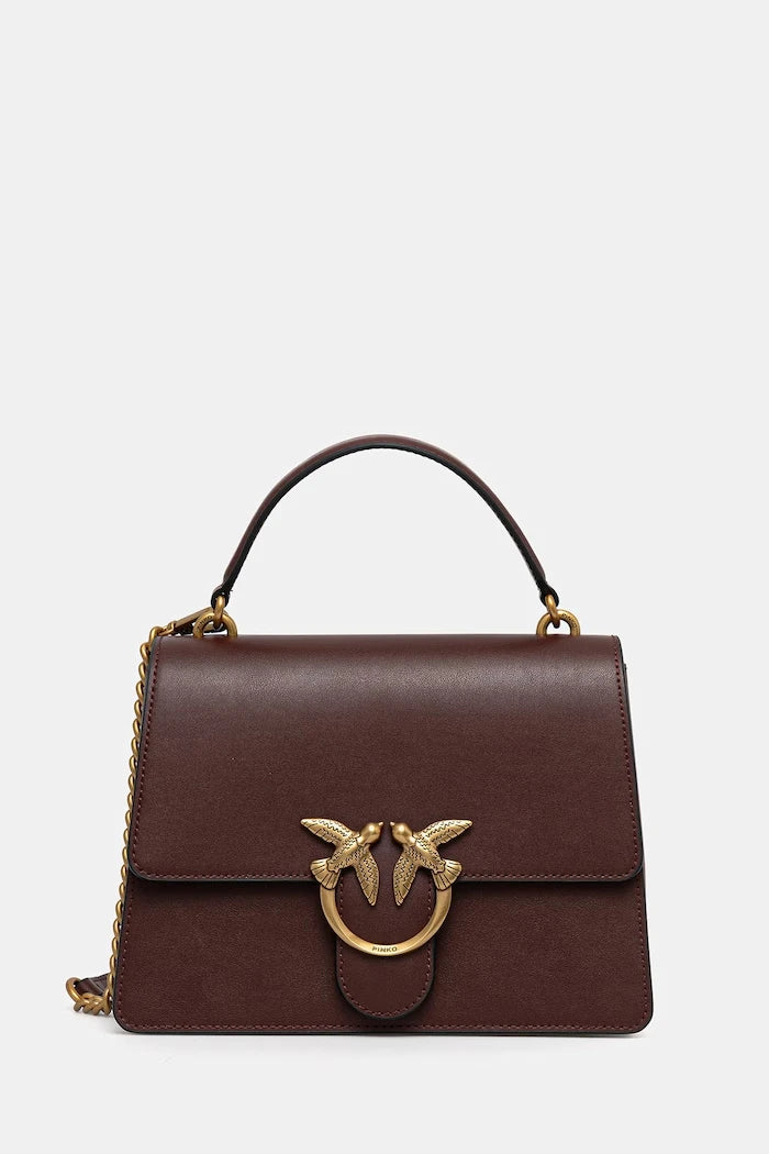Pinko kadın deri crossbody çanta