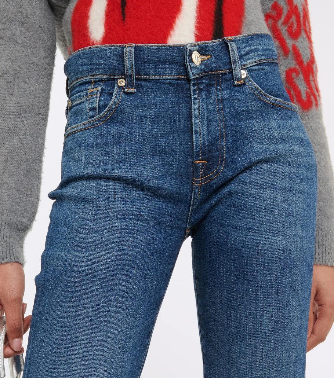 7 For All Mankind - Mid-rise bootcut jeans