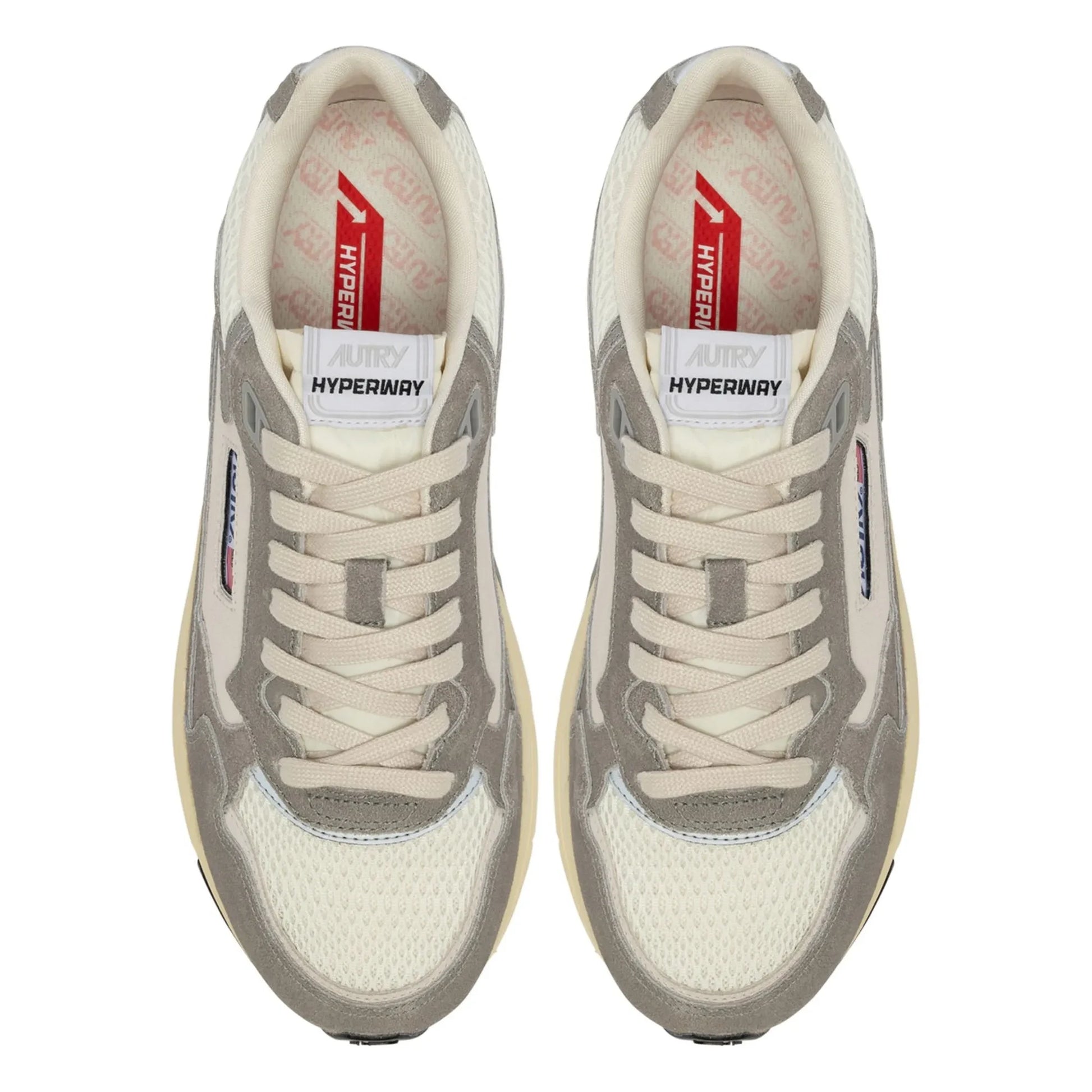 Autry - Hyperway Two-tone Suede Sneakers | Grey