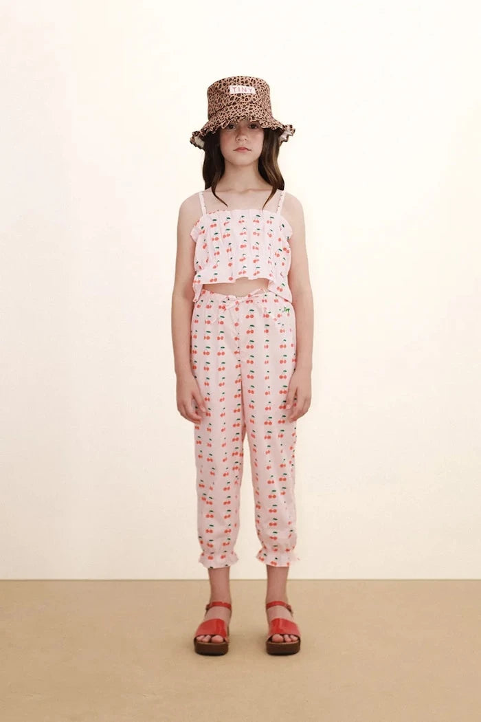 Tinycottons CHERRIES TOP Çocuk Pamuklu Üst