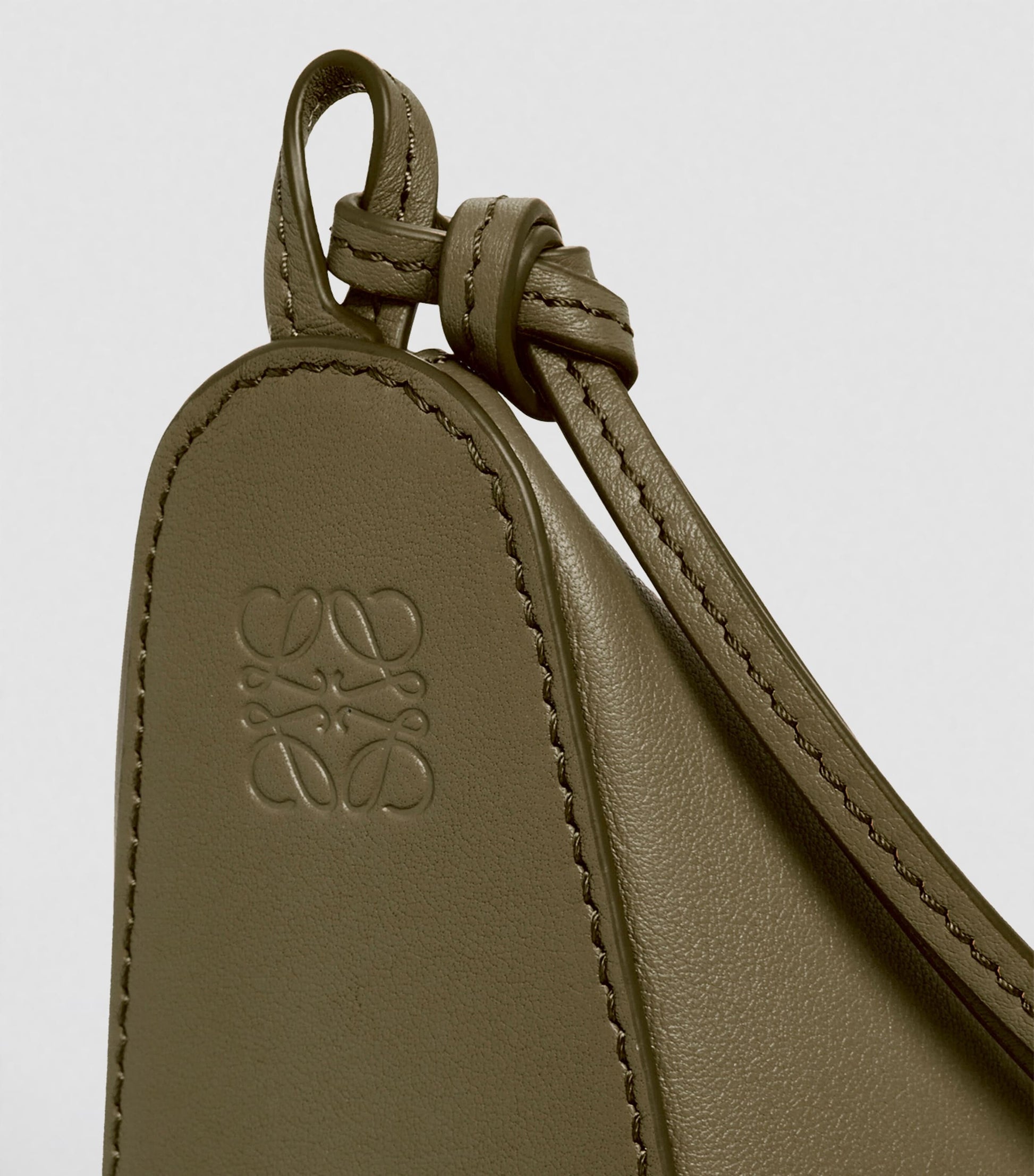 LOEWE Green Mini Leather Hammock Hobo Bag