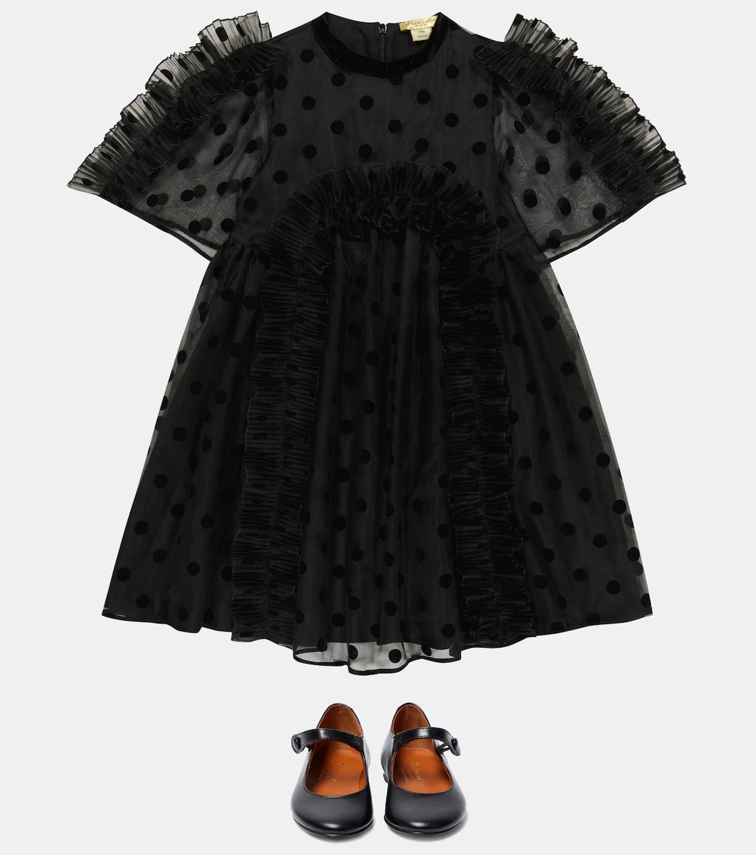 Stella McCartney Kids - Polka-dot tulle dress