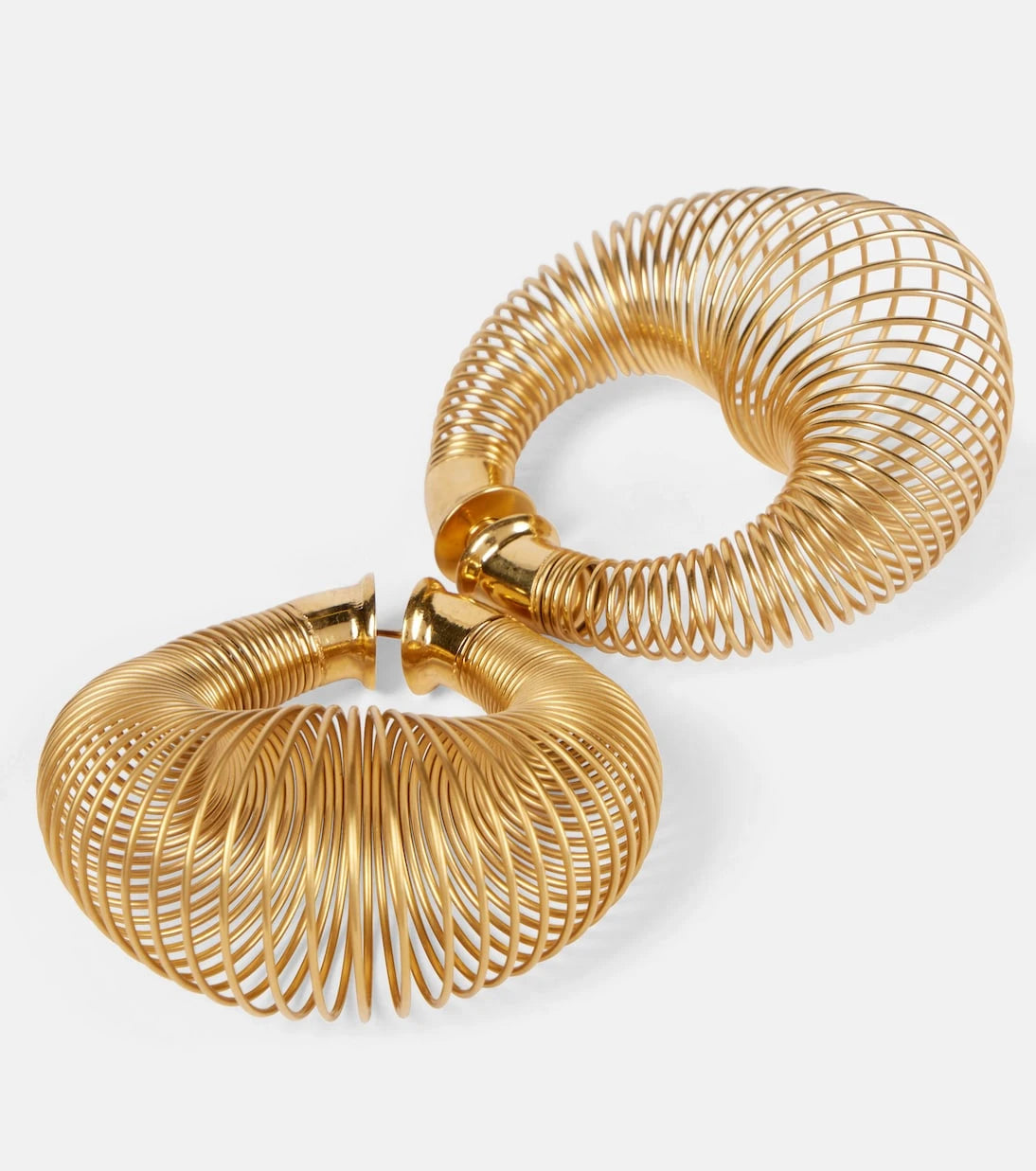 Alaïa - Spiral hoop earrings