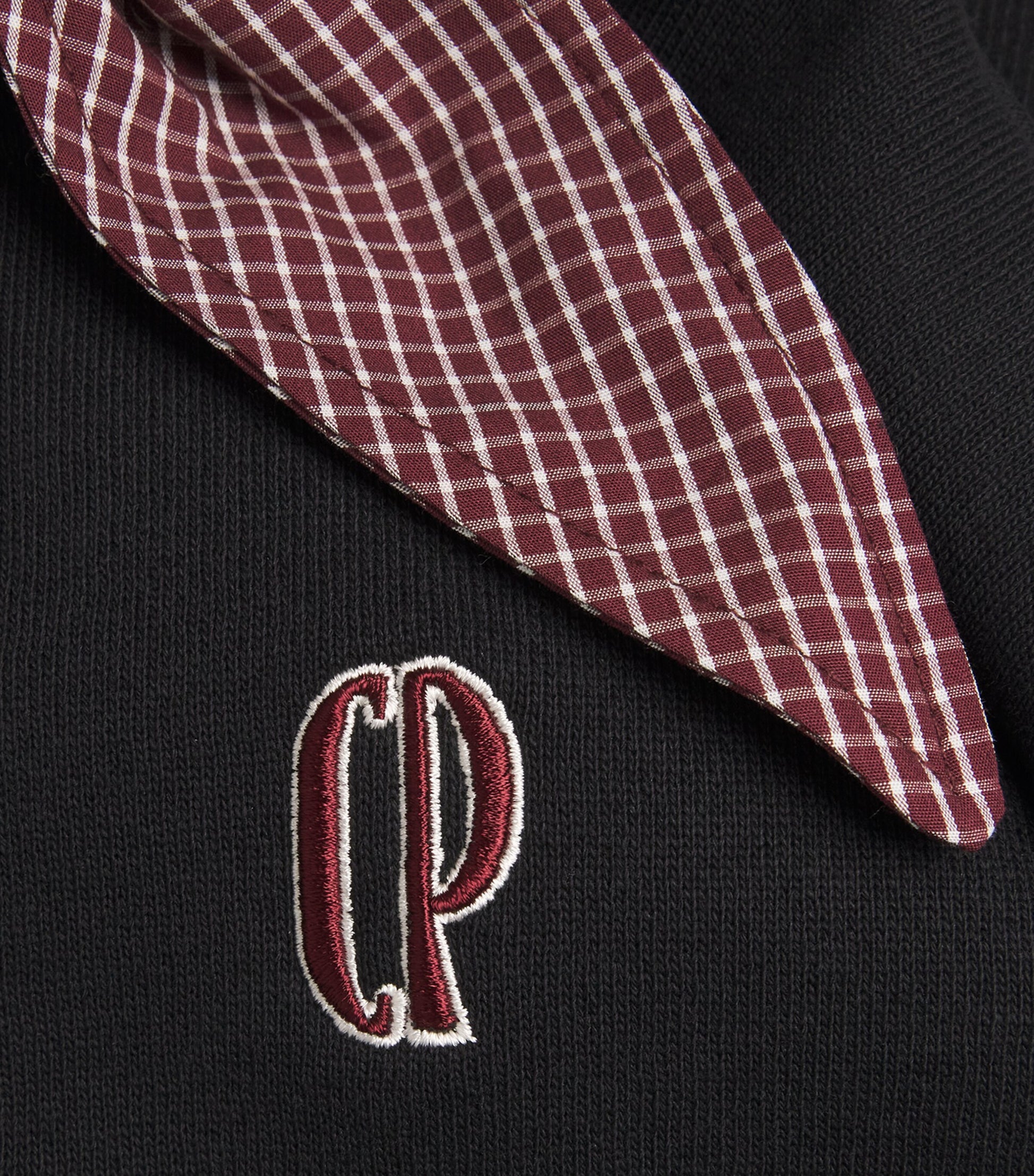 Claudie Pierlot Blue Tie-Neck Logo Sweatshirt