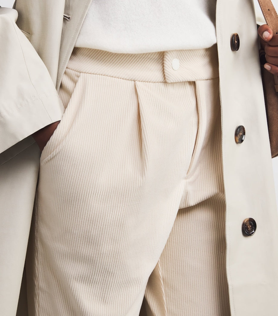 Varley Ivory Corduroy Nell Trousers