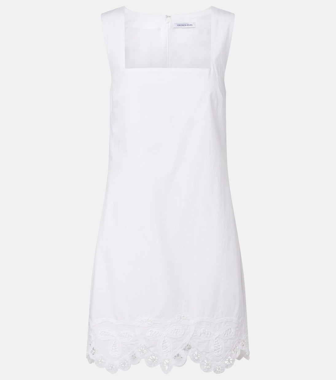 Veronica Beard - Shanice embroidered cotton minidress