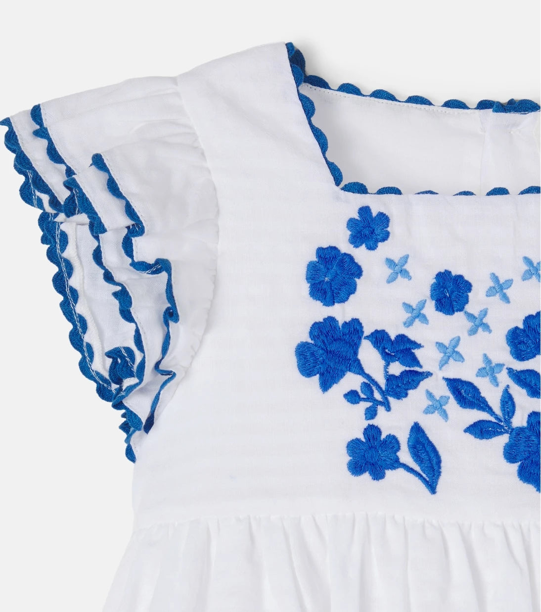 La Coqueta - Evelyn embroidered cotton dress
