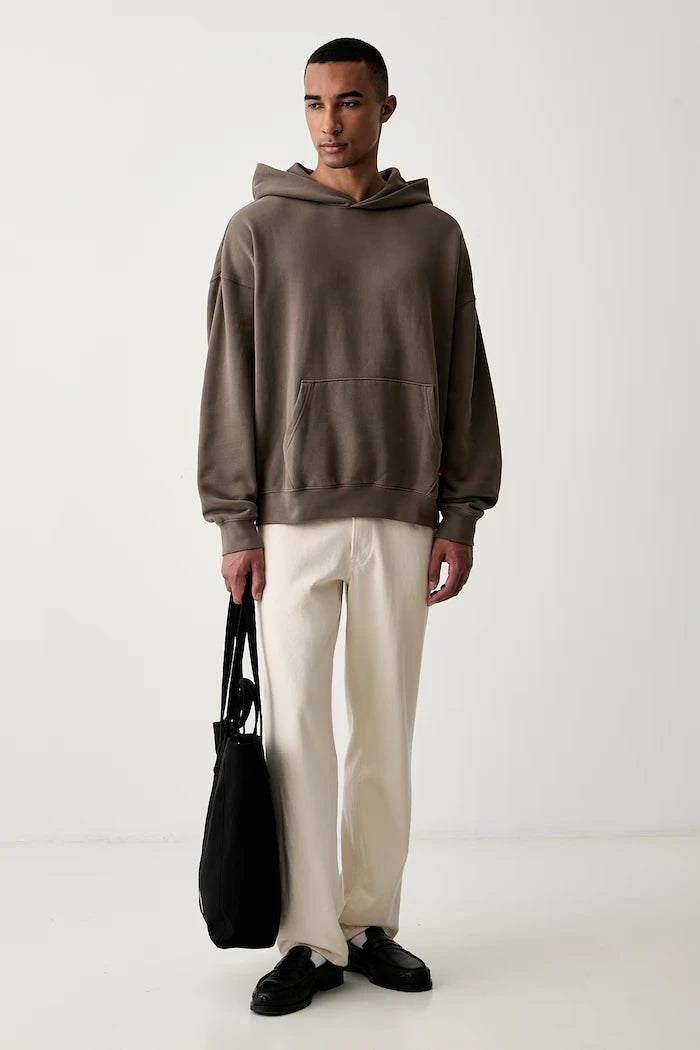Levi's kapüşonlu erkek pamuklu sweatshirt SOFT CROPPED