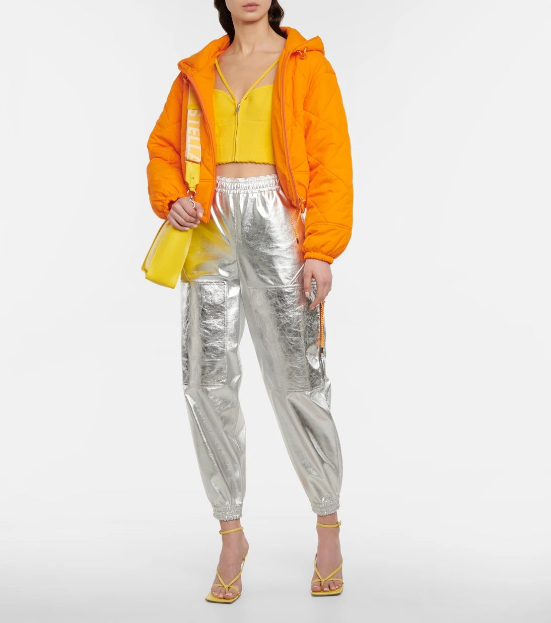 Stella McCartney - Quilted technical hooded jacket