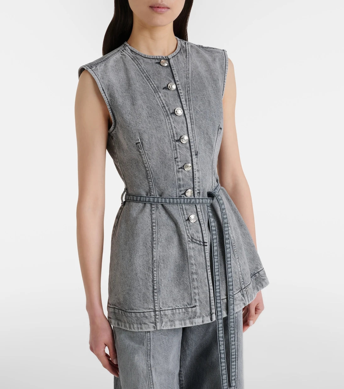 Sportmax - Orli denim vest
