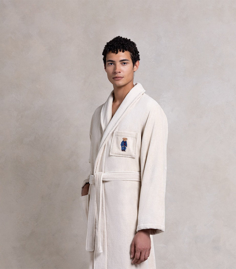 Cotton Denim Bear Bathrobe
